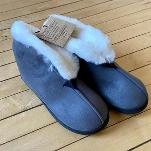 Women's Comfort Suede Memory Foam Bootie Slippers
